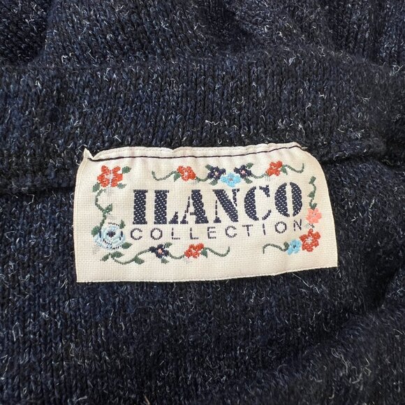 Vintage Wool Blend Column Midi Maxi Skirt Knit High Rise Long Casual Fall Winter - Picture 4 of 7